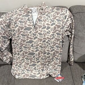 BURLEBO Camouflage Long Sleeve Shirt